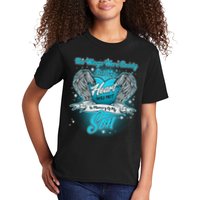 His Wings Were Ready But My Heart Was Not In Memory of My Son Kids T-Shirt