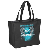 His Wings Were Ready But My Heart Was Not In Memory of My Son Zip Tote Bag