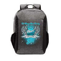 His Wings Were Ready But My Heart Was Not In Memory of My Son Vector Backpack