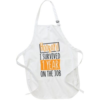 Hooray I Survived 1 Year Employees Appreciation Day Apron