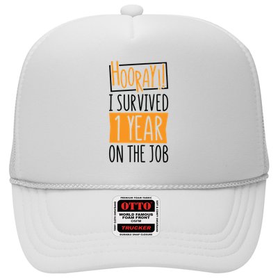 Hooray I Survived 1 Year Employees Appreciation Day Trucker Hat
