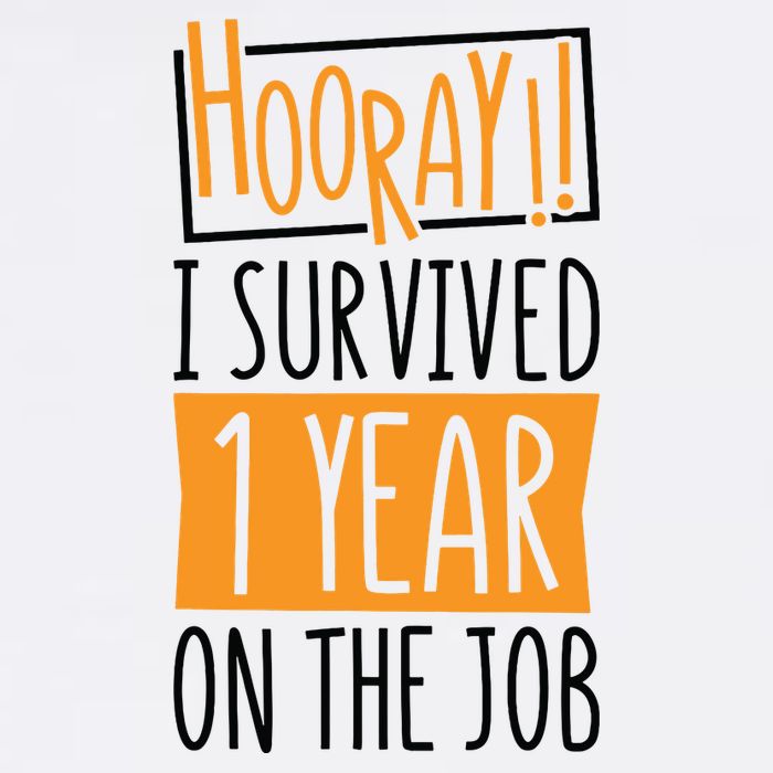 Hooray I Survived 1 Year Employees Appreciation Day Wool Snapback Cap