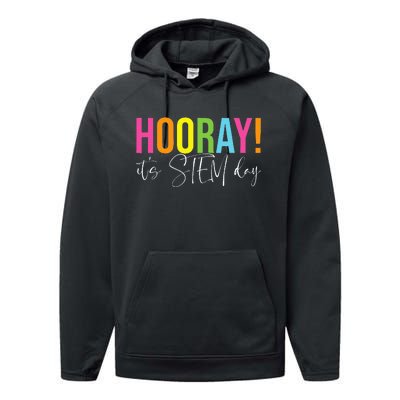 Hooray ItS Stem Day Teacher Specials Squad Back To School Performance Fleece Hoodie