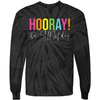 Hooray ItS Stem Day Teacher Specials Squad Back To School Tie-Dye Long Sleeve Shirt