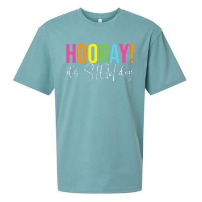 Hooray ItS Stem Day Teacher Specials Squad Back To School Sueded Cloud Jersey T-Shirt