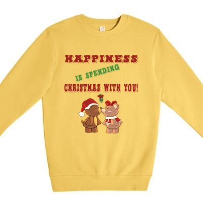 Happiness Is Spending Christmas Premium Crewneck Sweatshirt