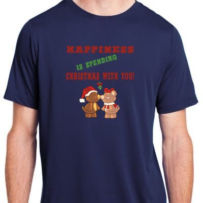 Happiness Is Spending Christmas Adult ChromaSoft Performance T-Shirt