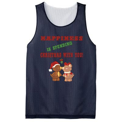 Happiness Is Spending Christmas Mesh Reversible Basketball Jersey Tank