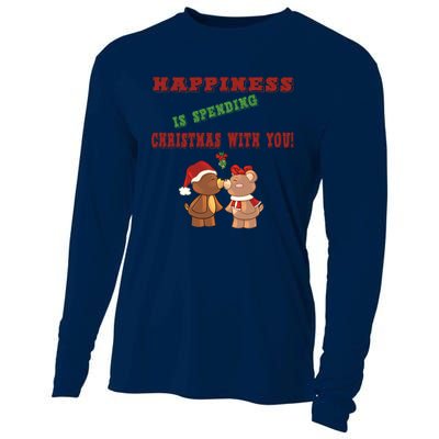 Happiness Is Spending Christmas Cooling Performance Long Sleeve Crew