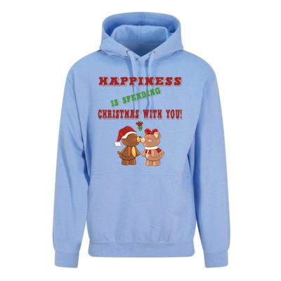 Happiness Is Spending Christmas Unisex Surf Hoodie