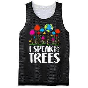 Hippie I Speak For Trees Earth Day Save Earth Mesh Reversible Basketball Jersey Tank