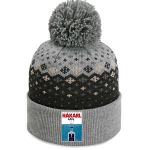 Hakarl Iceland Shark Brennivín Shot Viking Foodie Gift The Baniff Cuffed Pom Beanie