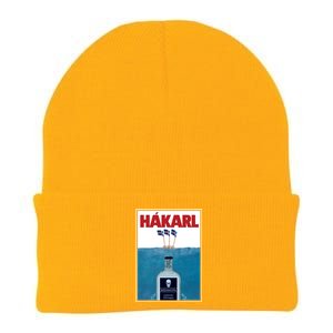 Hakarl Iceland Shark Brennivín Shot Viking Foodie Gift Knit Cap Winter Beanie