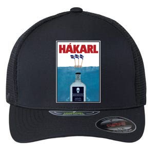 Hakarl Iceland Shark Brennivín Shot Viking Foodie Gift Flexfit Unipanel Trucker Cap