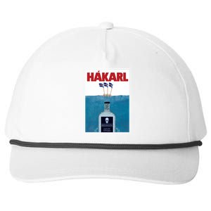 Hakarl Iceland Shark Brennivín Shot Viking Foodie Gift Snapback Five-Panel Rope Hat