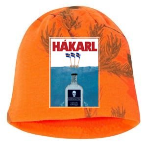 Hakarl Iceland Shark Brennivín Shot Viking Foodie Gift Kati - Camo Knit Beanie