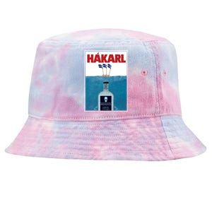 Hakarl Iceland Shark Brennivín Shot Viking Foodie Gift Tie-Dyed Bucket Hat