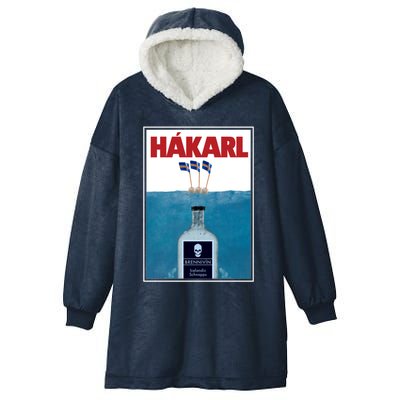 Hakarl Iceland Shark Brennivín Shot Viking Foodie Gift Hooded Wearable Blanket