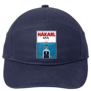 Hakarl Iceland Shark Brennivín Shot Viking Foodie Gift 7-Panel Snapback Hat