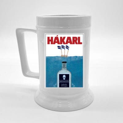 Hakarl Iceland Shark Brennivín Shot Viking Foodie Gift Beer Stein