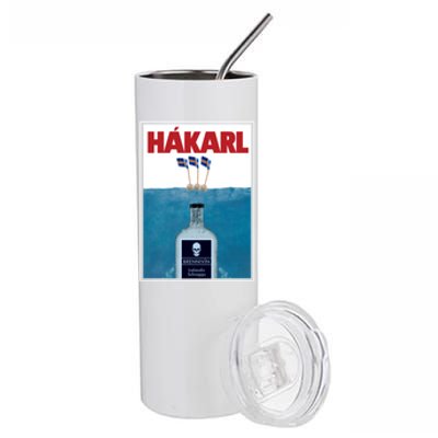 Hakarl Iceland Shark Brennivín Shot Viking Foodie Gift Stainless Steel Tumbler