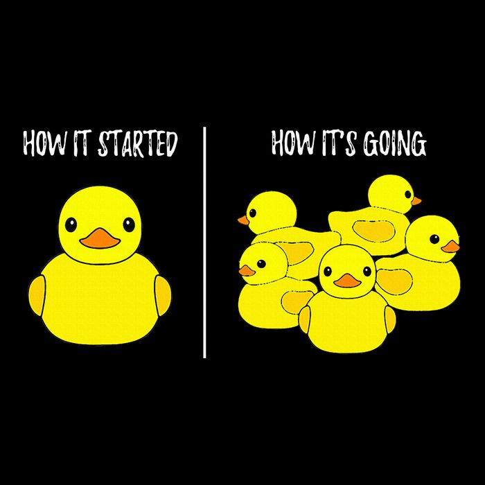 How It Started How Its Going Bath Duckie Toy Rubber Duck Daily Commute Backpack