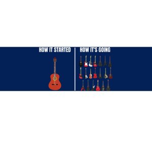 How It Started Guitar Lovers Shirts Meme Funny Guitar Bumper Sticker