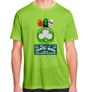 Halloween III Silver Shamrock And Santa Mira Adult ChromaSoft Performance T-Shirt