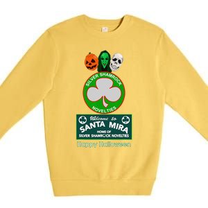 Halloween III Silver Shamrock And Santa Mira Premium Crewneck Sweatshirt