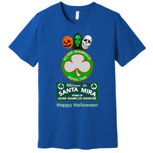 Halloween III Silver Shamrock And Santa Mira Premium T-Shirt