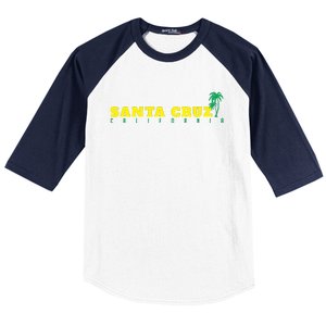 Holiday In Santa Cruz California Baseball Sleeve Shirt