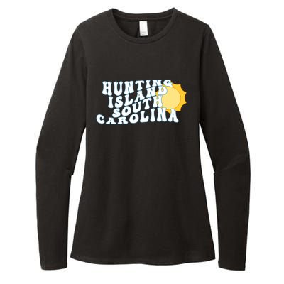 Hunting Island South Carolina Sc Retro Vacation Souvenir Gift Womens CVC Long Sleeve Shirt