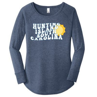 Hunting Island South Carolina Sc Retro Vacation Souvenir Gift Women's Perfect Tri Tunic Long Sleeve Shirt