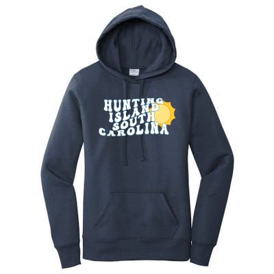 Hunting Island South Carolina Sc Retro Vacation Souvenir Gift Women's Pullover Hoodie