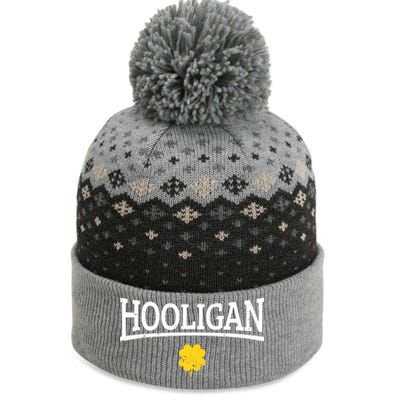 Hooligan Irish St. Patricks Day The Baniff Cuffed Pom Beanie