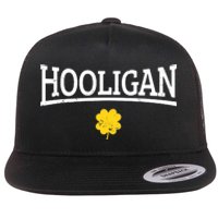 Hooligan Irish St. Patricks Day Flat Bill Trucker Hat