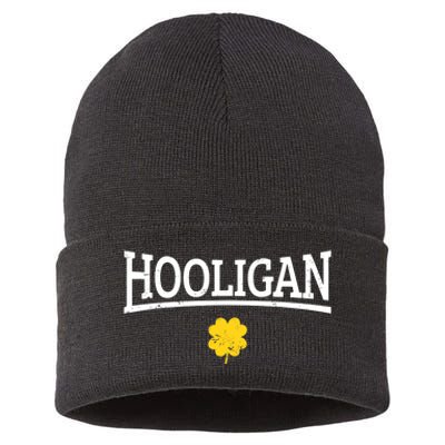 Hooligan Irish St. Patricks Day Sustainable Knit Beanie