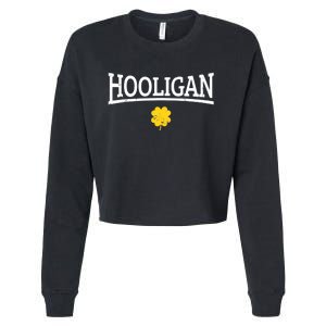 Hooligan Irish St. Patricks Day Cropped Pullover Crew