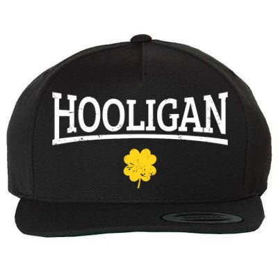 Hooligan Irish St. Patricks Day Wool Snapback Cap