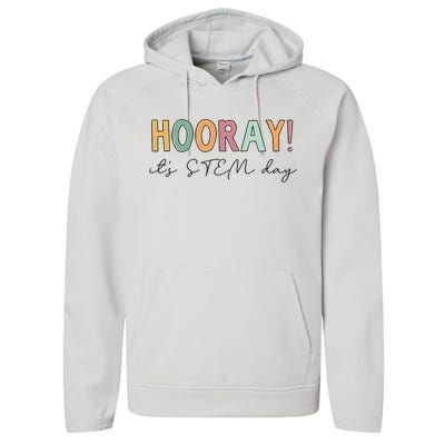 Hooray ItS Stem Day Teacher Specials Squad Performance Fleece Hoodie