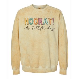 Hooray ItS Stem Day Teacher Specials Squad Colorblast Crewneck Sweatshirt