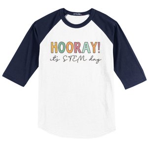 Hooray ItS Stem Day Teacher Specials Squad Baseball Sleeve Shirt