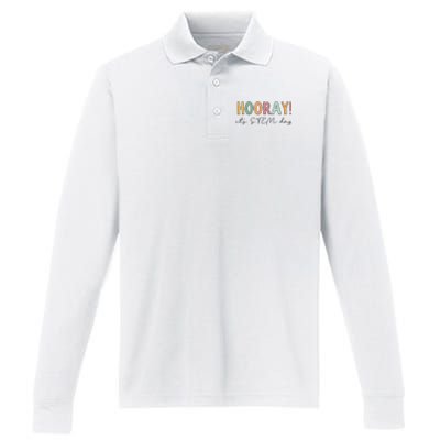 Hooray ItS Stem Day Teacher Specials Squad Performance Long Sleeve Polo