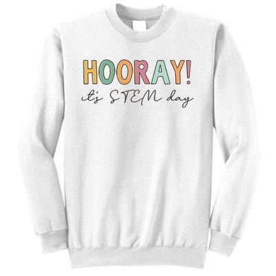 Hooray ItS Stem Day Teacher Specials Squad Sweatshirt