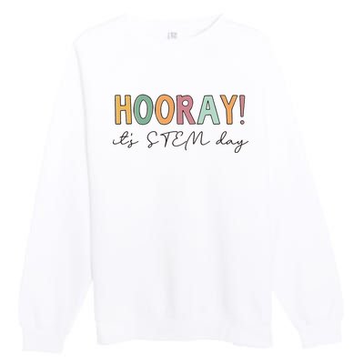 Hooray ItS Stem Day Teacher Specials Squad Premium Crewneck Sweatshirt