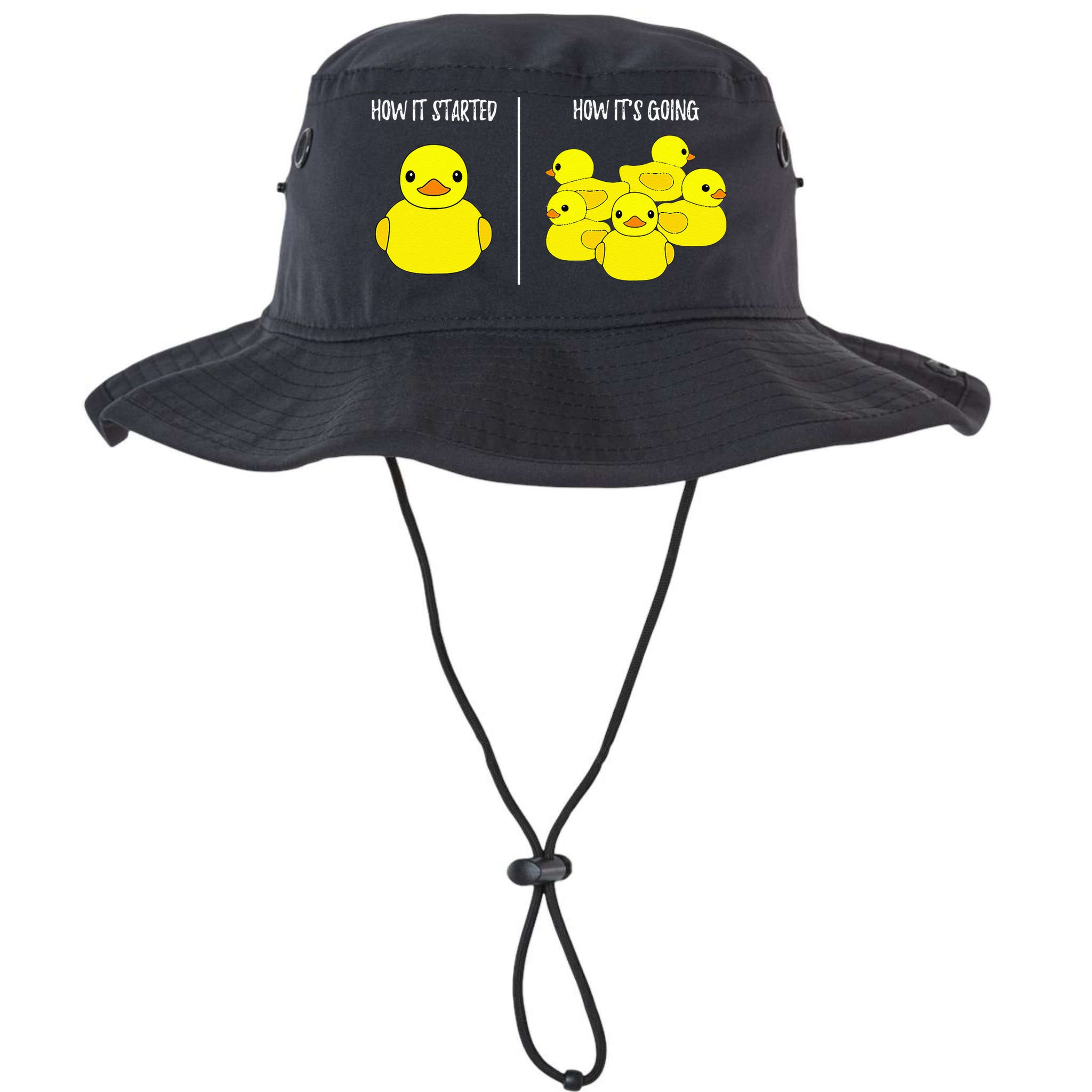 How It Started How Its Going Bath Duckie Toy Rubber Duck Bucket Hat