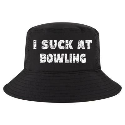Hilarious I Suck At Bowling Bowler Quote Cool Comfort Performance Bucket Hat