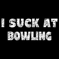 Hilarious I Suck At Bowling Bowler Quote 16 in Basic Backpack