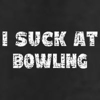 Hilarious I Suck At Bowling Bowler Quote Golf Towel