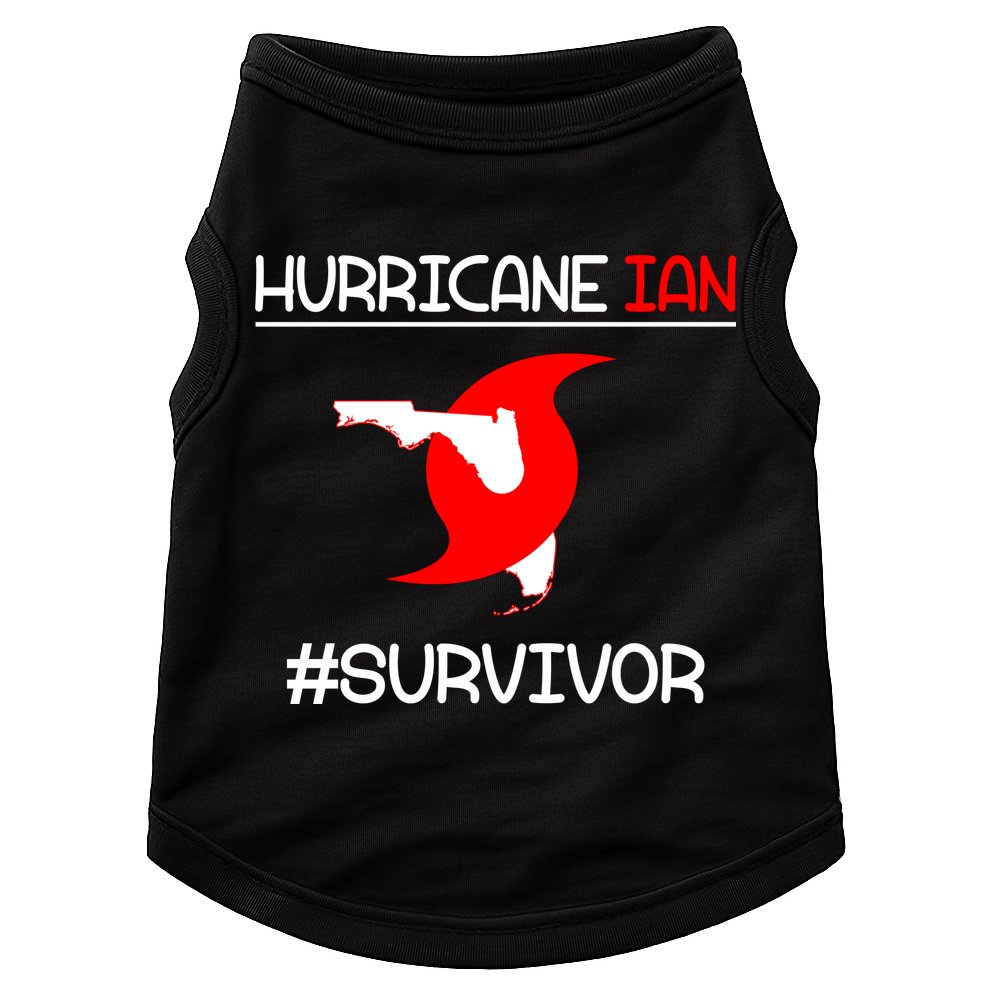 Hurricane Ian Survivor Florida Map Doggie Tank